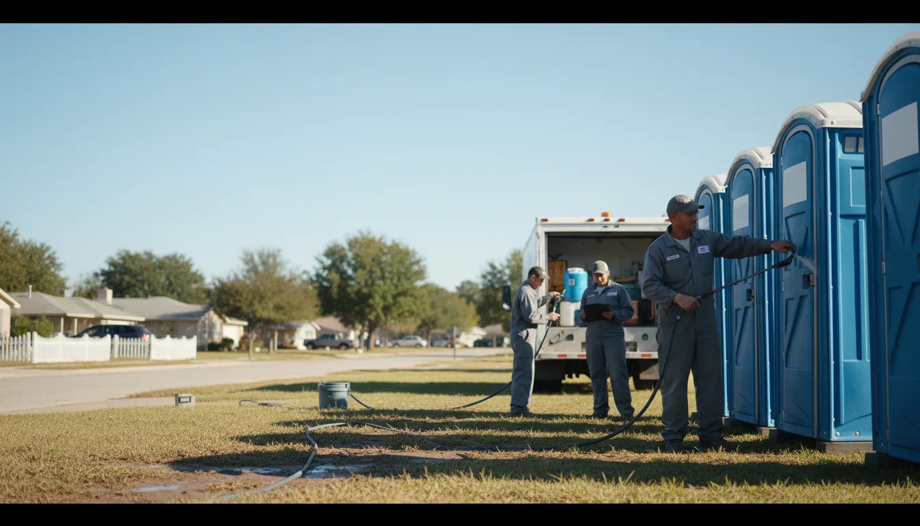 Long-Term Portable Toilet Rental in Brook, IN near me